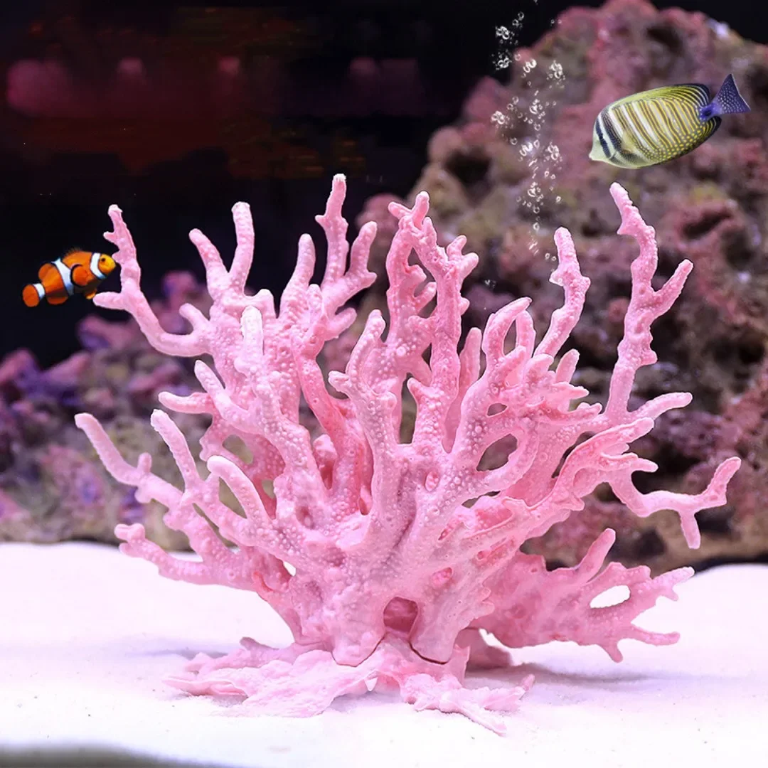 Akwarium Aquascape symulacja koralowa roślina wodna żywica fałszywe koralowe dekoracje do akwarium morskie twarde martwe koralowe ozdoby podmorskie — zdjęcie 2