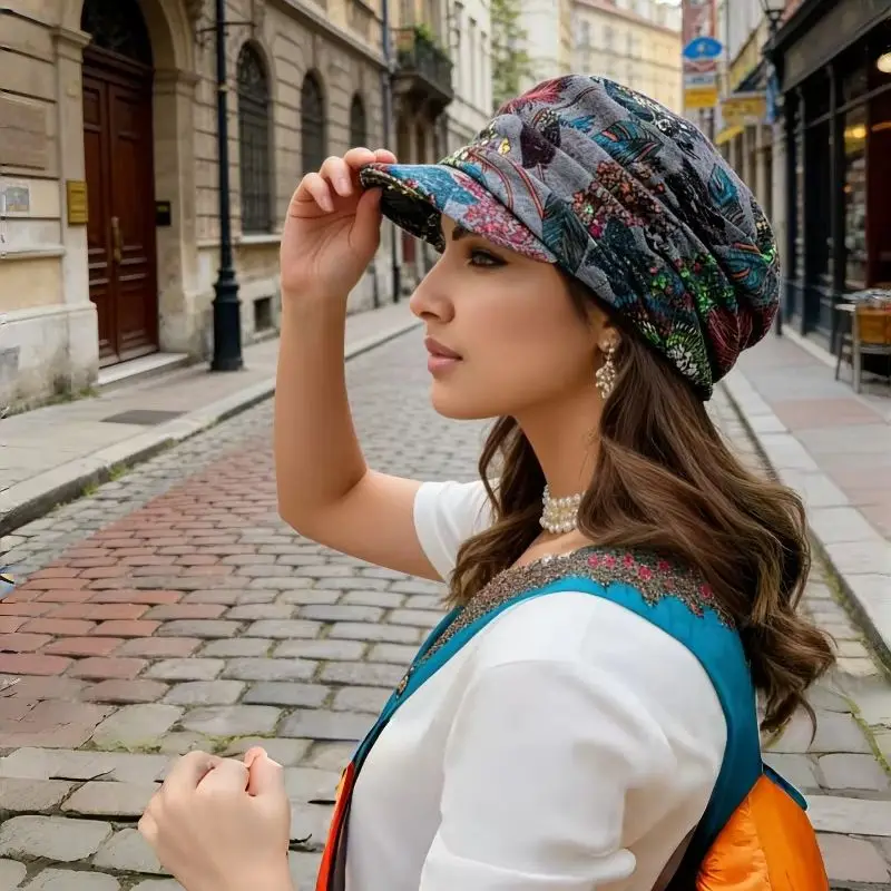 

Gray Adjustable Twisted Peak Cap for Everyday Use​ – Moisture Wicking Sweatband Easy to Fold Compact for Storage.