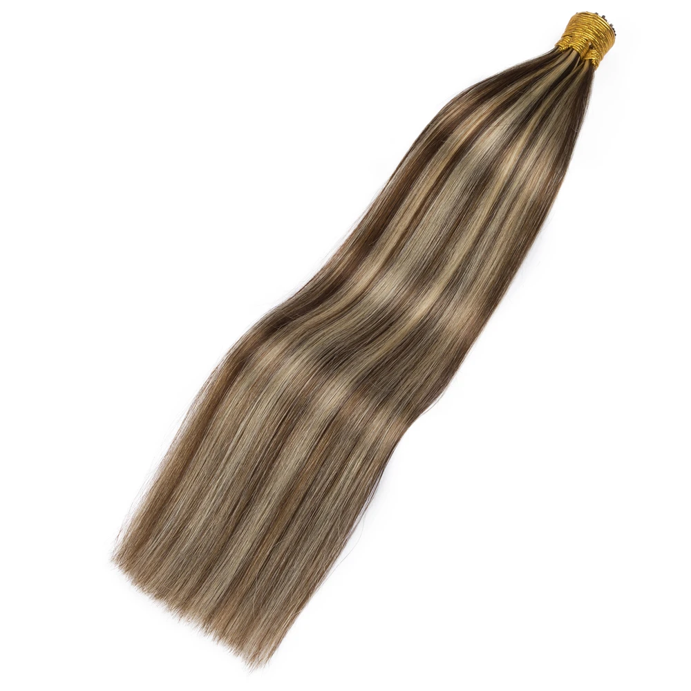 I Tip Hair Extension Straight Human Hair Extensions 40g/50g/ Set Capsule Keratin Natural Fusion Human Hair Extension 12-26inch