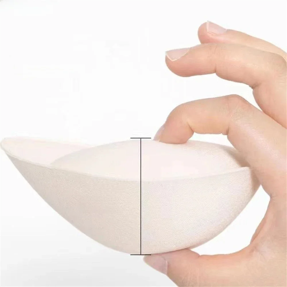 6CM Gruba gąbka Push Up Biustonosz dla kobiet Niewidoczna wkładka Strój kąpielowy Bikini Wzmacniacze piersi Podkładki pod kubki Akcesoria A do C — zdjęcie 2