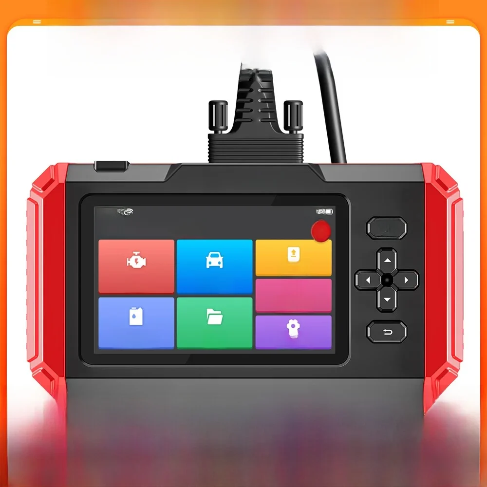 KINGBOLEN S800 5-Zoll-Autodiagnosetools ABS SRS ECM TCM 4 Systeme 15 Resets IMMO DPF TPMS Lebenslang kostenlos alle OBD2-Scanner