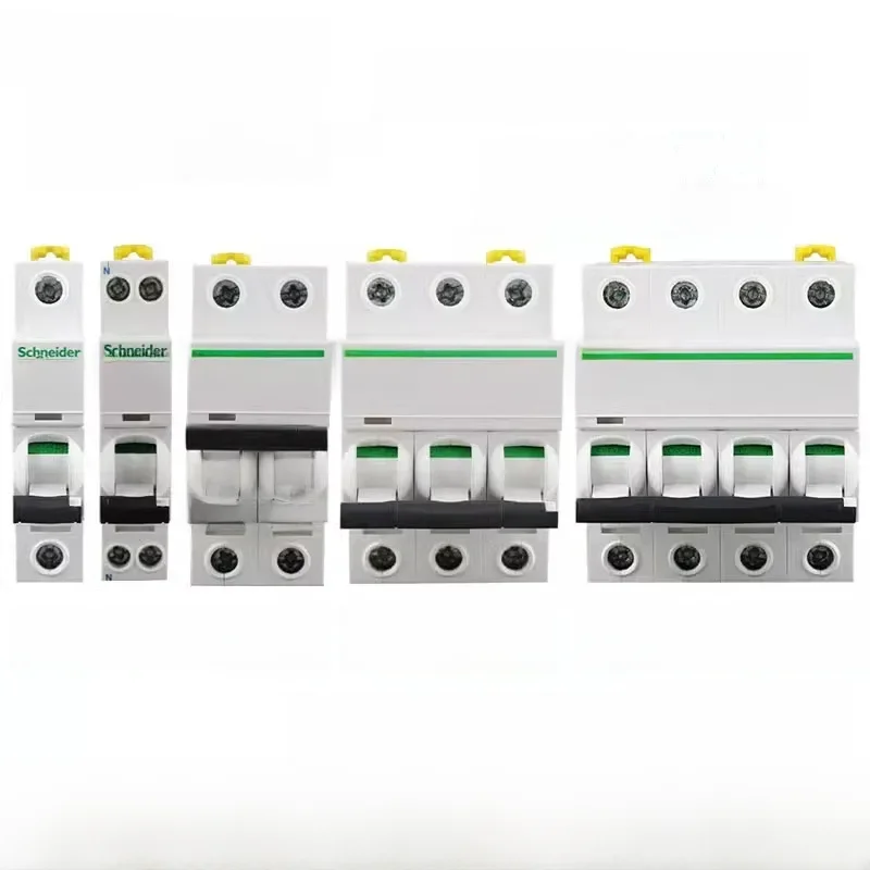 Schneider interrupteur à Air disjoncteur Miniature iC65N 1/2/3/4P ménage 1/2/3/4/6/10/16/20/25/32/40/50/60/63a interrupteur à Air AC C/D