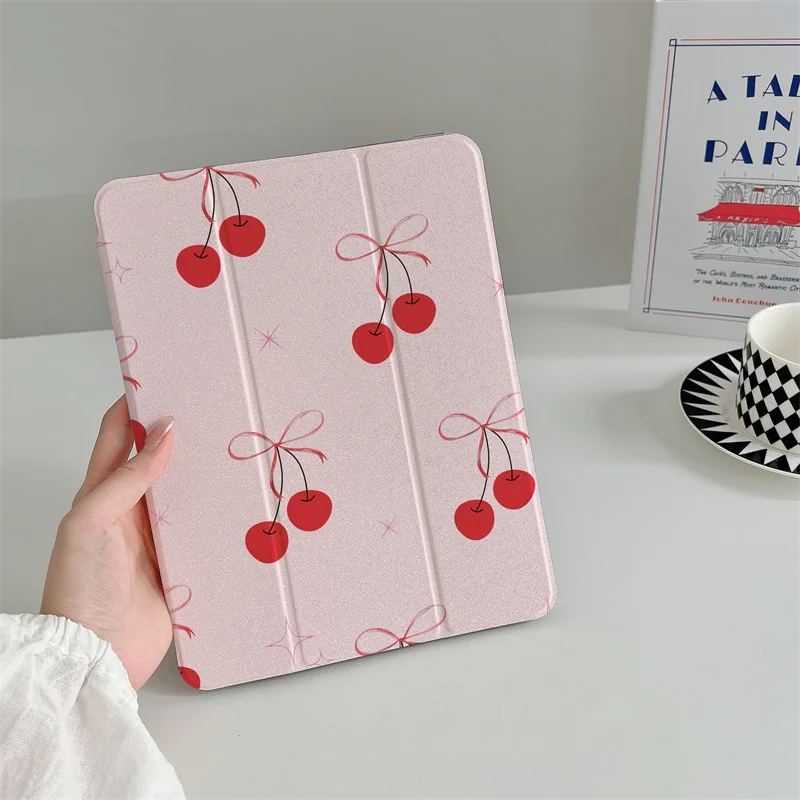 

Kawaii pink bow Tablet Case For iPad Pro 11 inch Air 2024 iPad Air 5 4 10.9 10 5 6 7 8 10.2 9.7 inch Air3 10.5 mini 6 5 4 Cover