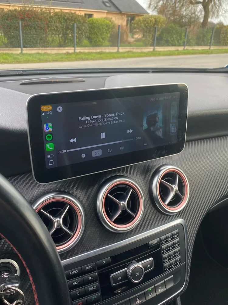Bonroad EU Stock 10.25-calowy ekran dotykowy z bezprzewodowym CarPlay i Android Auto do radia samochodowego Mercedes Benz Klasy B W245 W246 2011 - 2018 — 2