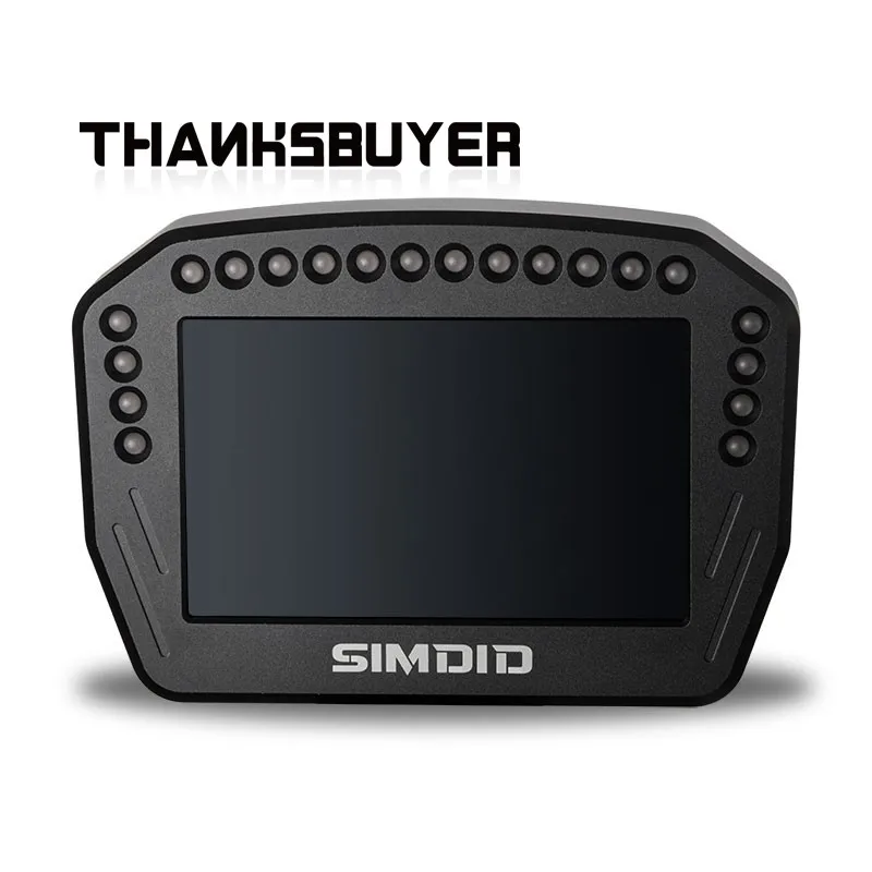 Simplayer-DH480 Pro Dashboard Dash Display, 5 "Ultra Color HD IPS tela, built-in placa gráfica USB, exibição SIMDID