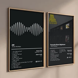 Rock Band Arctic Monkeys Photo Pop Music Album Cover Pictures for Living Room Wall Art Home Decor Canvas Painting Print Posters