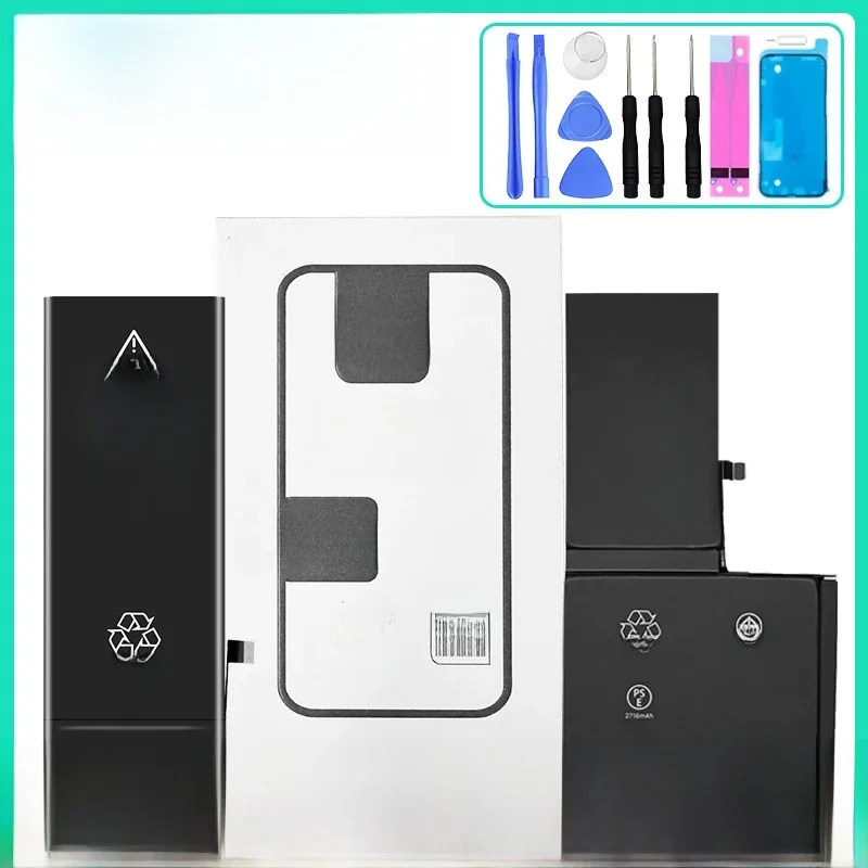 AliExpress XDOU 0 Cycle High Capacity Battery For iPhone 11 11Pro 12Pro 12 13 14 13Pro 14Pro Max Mini Phone Bateria + Free Tool Kit