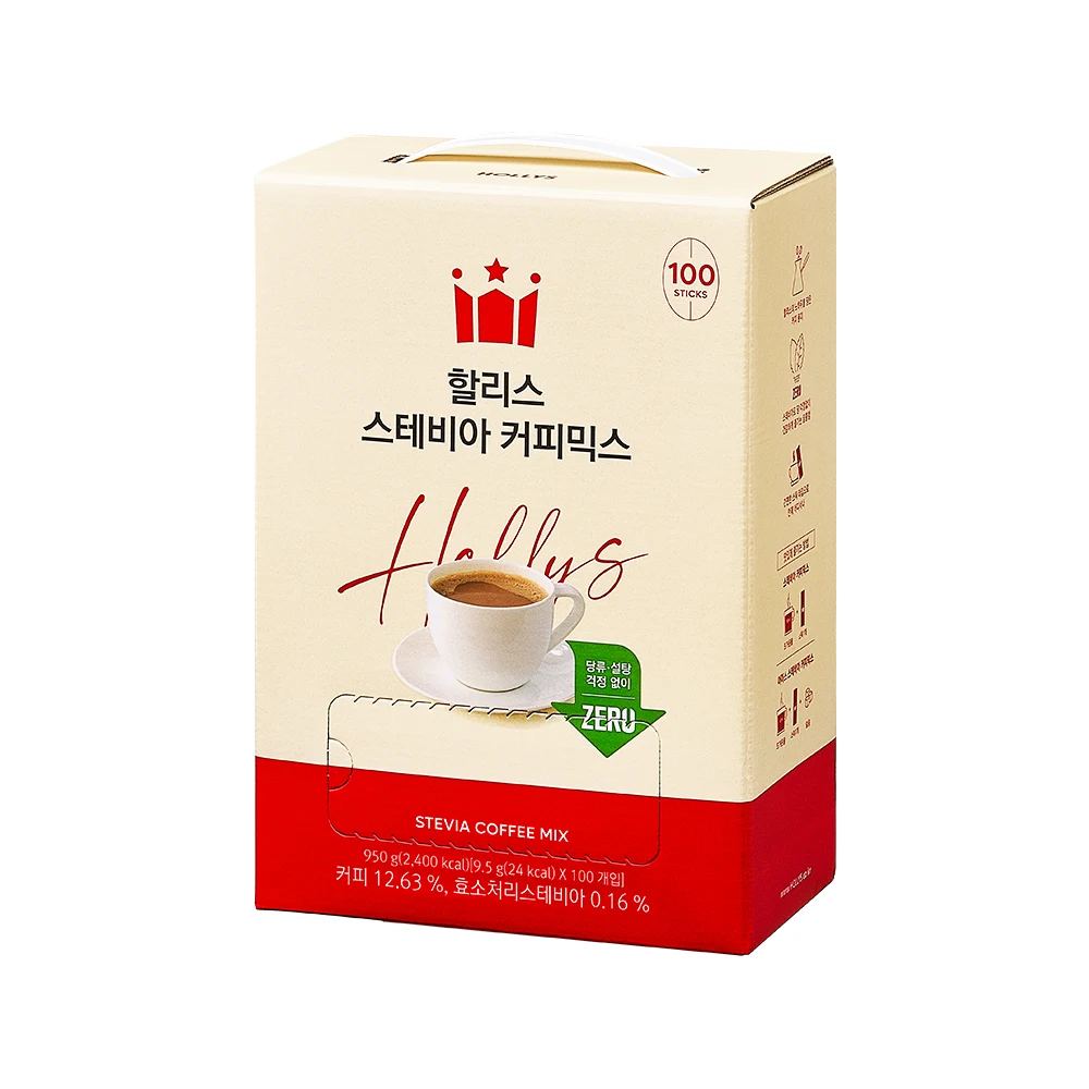 Hollys stevia Coffee Mix 100T