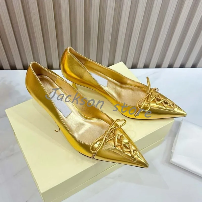 

Luxury Pointed Toe Cross Strap Stiletto Dress Shoes Women's Genuine Leather High Heel Pumps Versatile Handmade Female Sandals