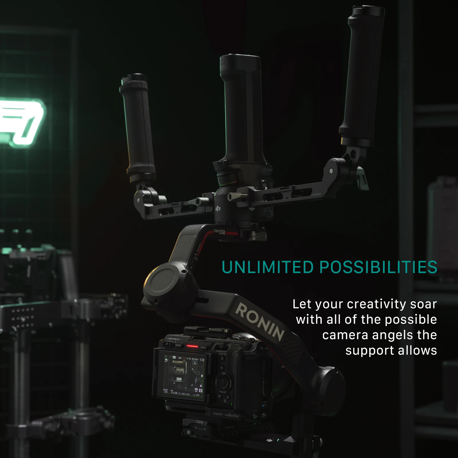TILTA TGA-DHB2 Dual Handle Bracket for DJI Ronin RS2 RS3 Pro