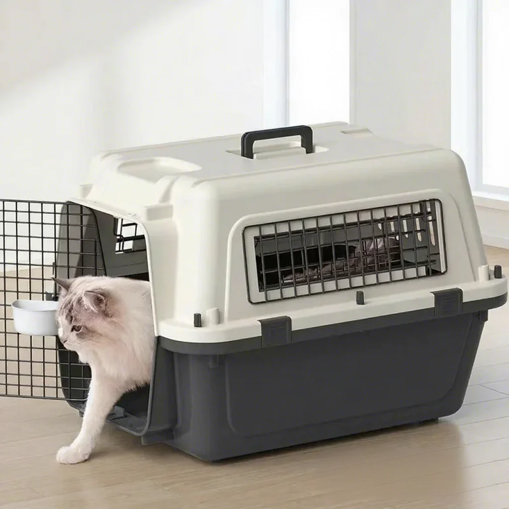 IATA-Approved Pet Travel Carrier – Airline Cat & Dog Transport Cage 2