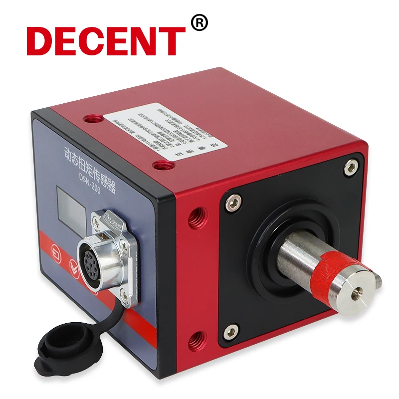 200N.m Rotary Sensor Torque Transducer Tester RS485 to PC for Motor Speed Power Measuring Instrument with Display Screen 5000N.m