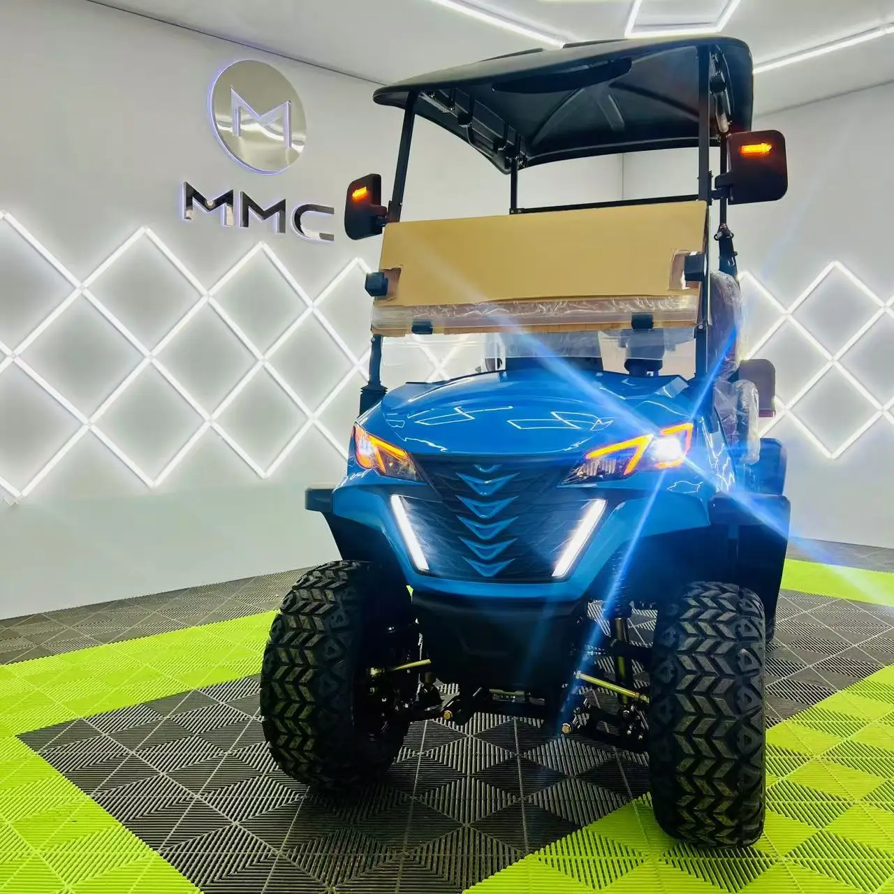 

Электрическая 4WD тележка для охоты и гольфа, уличная легальная мини-клуб с поднятыми внедорожными шинами, 2-4 сиденья, литиевая батарея 48 В/60 В/72 В