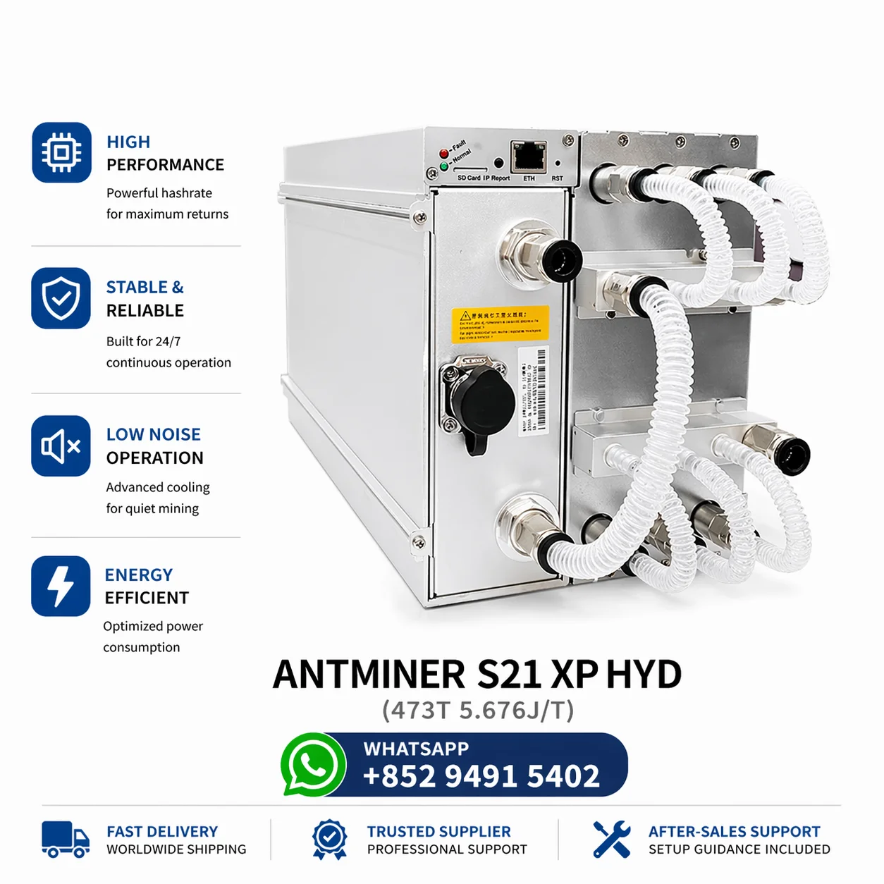 AV COMPRE AGORA Bitmain Antminer S19 XP Hyd 257TH Minerador de Bitcoin à Venda