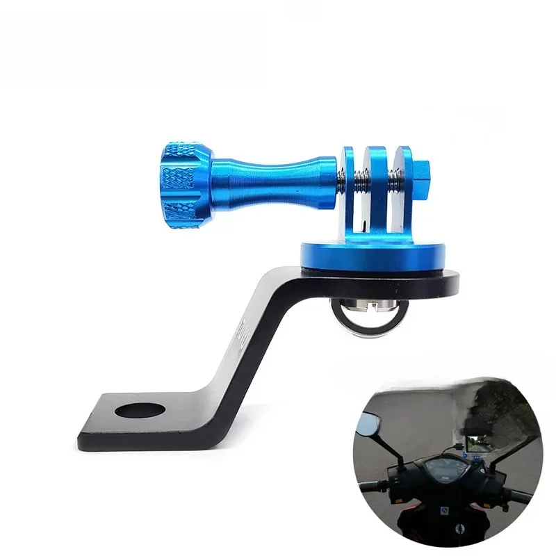 Do akcesoriów Gopro Aluminiowy wspornik CNC Mocowanie lusterka wstecznego motocykla Ride Long Screw Do Go Pro Hero 13 DJI OSMO Action 5 — zdjęcie 2