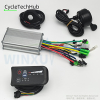 250W 350W 500W E-scooter 24V 36V 48V Brushless Motor Drive Controller Gear/Gearless S810 LED Display Kit for Electric Bike