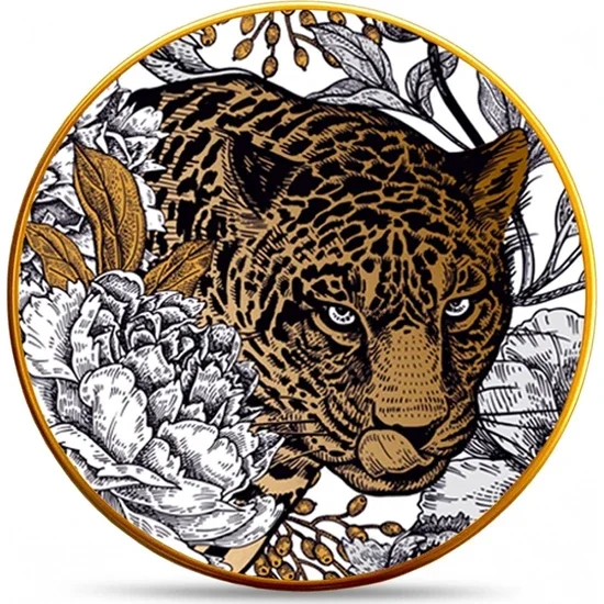 

Toygar Majida Serving Plate Set of 6 25 cm Leopard