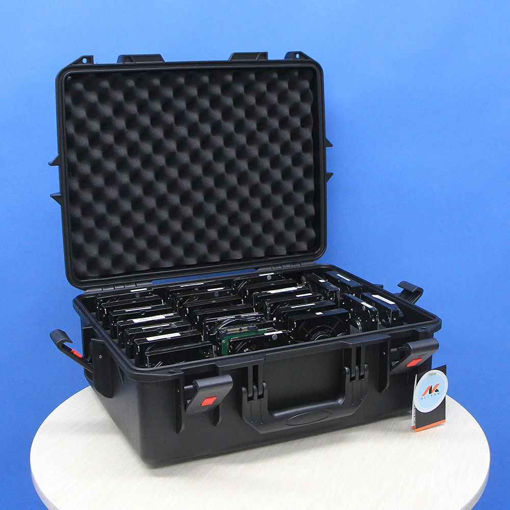 ALIKAN HDD25-WP 55x42x21cm Hard Disk Storage Box PP Material Waterproof Hard Case Waterproof Bag Dust-proof Shock Protection