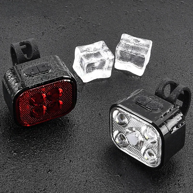 AliExpress BUCKLOS Bicycle Lights Type-C Rechargeable Lighting MTB Mountain Bike Lamp Headlight Front and Rear Tail Flashlight Cycling Accessories