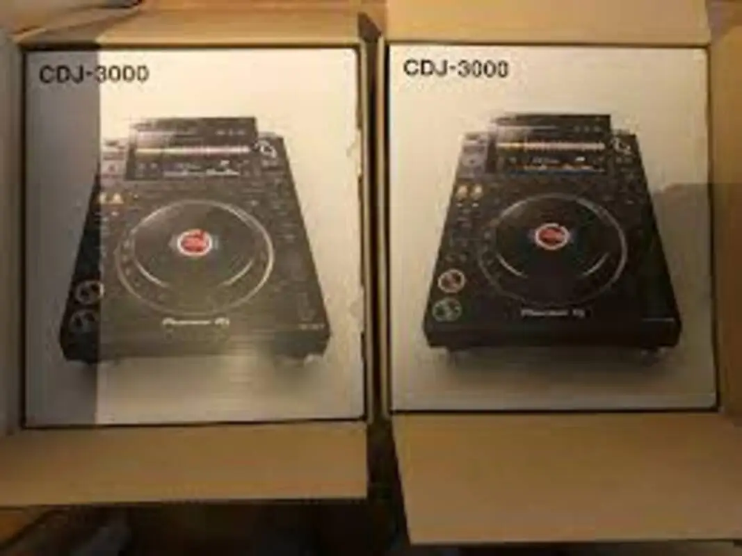 NEW SALES Pioneer DJ CDJ-3000 2 pairs + DJM-V10 DJ Controller Mixer Set 100V