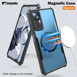 Magnetic Case For Xiaomi 12T Pro Mi 10T 11T 9T 13T 14T Mi12T Mi11T Mi10T Shockproof Wireless Charging Phone Cover