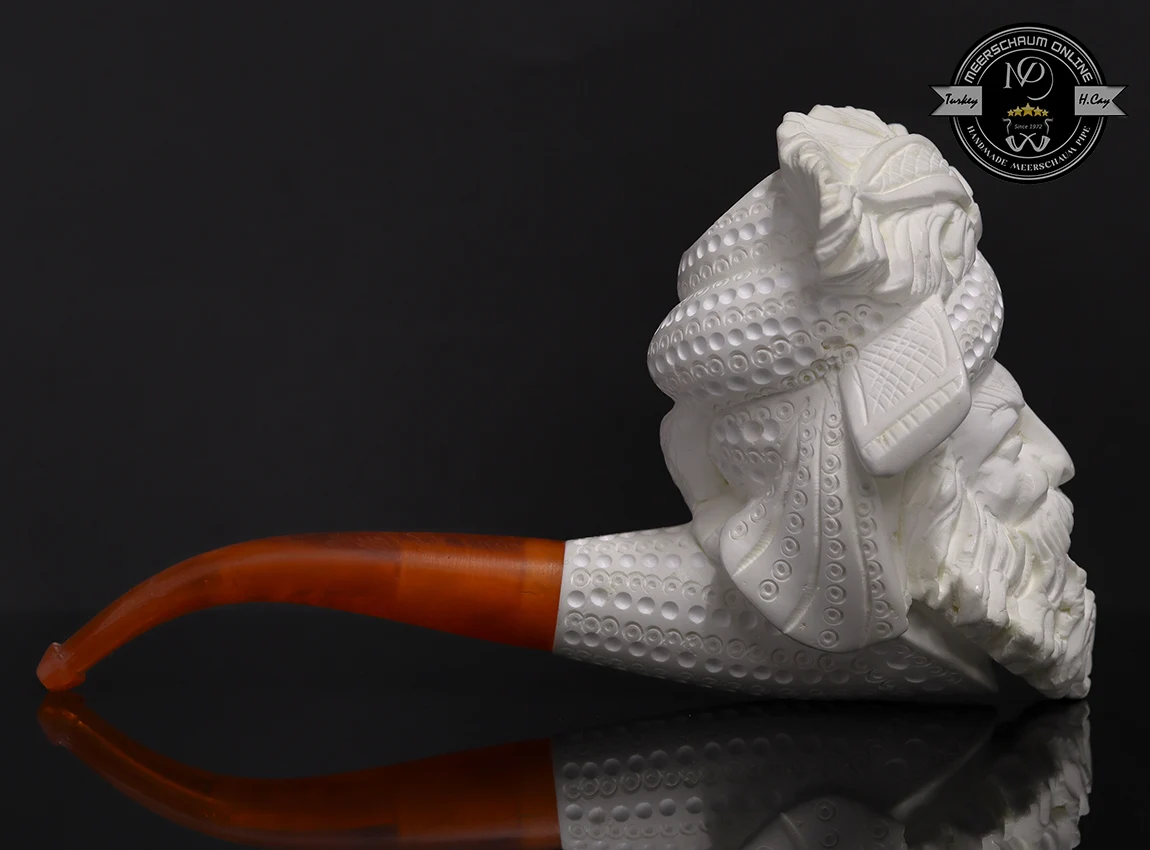 

Handmade Block Meerschaum Sultan Pipe