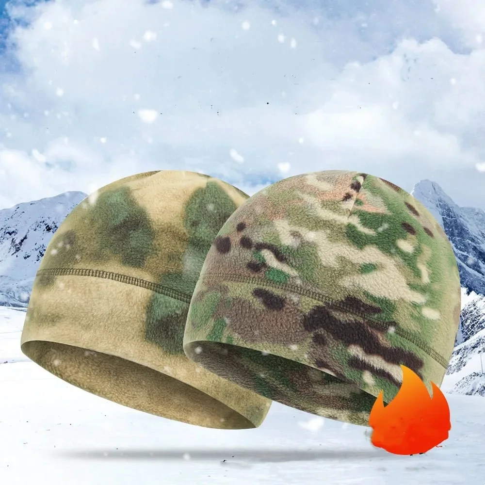 AliExpress NONE Camo   Bonnet Hats Bike Cycling Running Jogging Skiing Hat For Women Men Winter Warm Skullies Beanies Cap