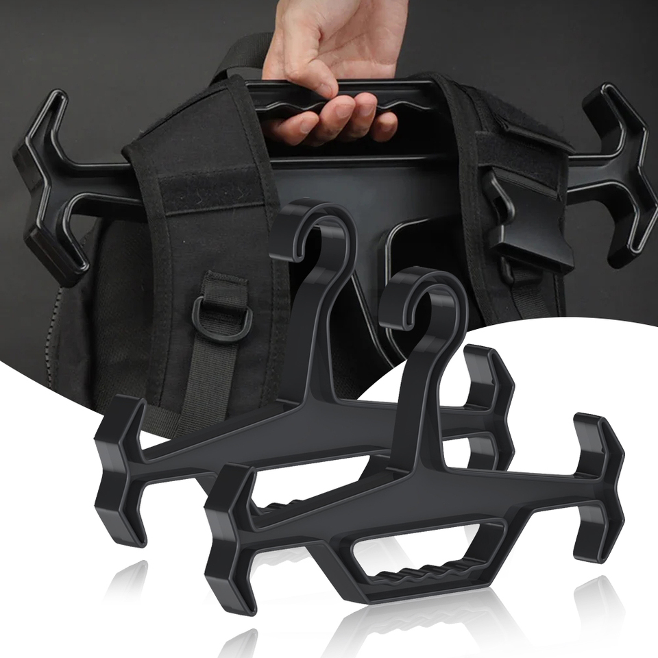  Tactical Vest Hanger Heavy Duty Armor Vest Hanger Clothes Racks Organizer Camping Portable Multifunctional Non-slip Hangers 