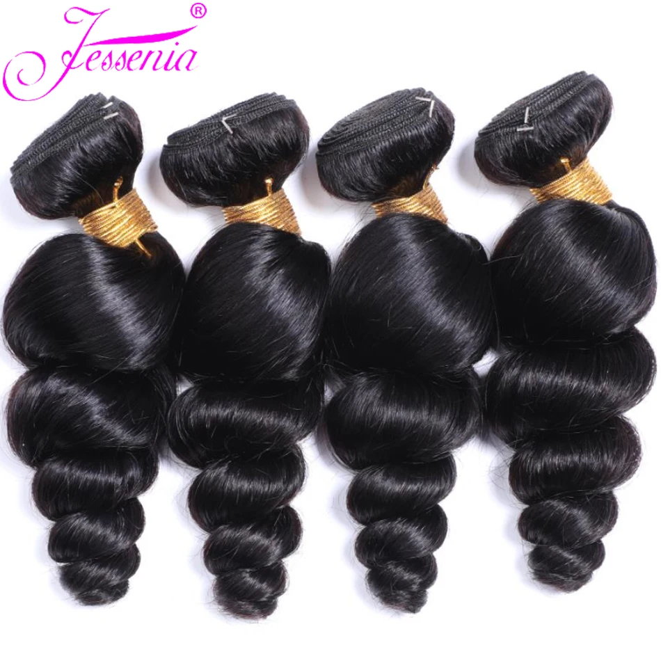 12A Mongolian Loose Deep Wave Bundles With Frontal Raw Virgin 100%Human Hair Weave 3/4Bundles With Swiss Lace Closure 13X4 Loose