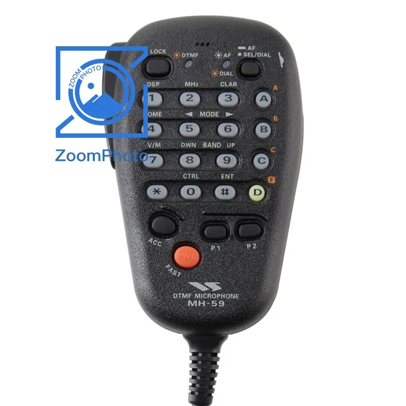 Imagem -03 - Dtmf Rádio Microfone Portátil Microfone Portátil para Yaesu Ft857d 897d Rádio Mh59a8j