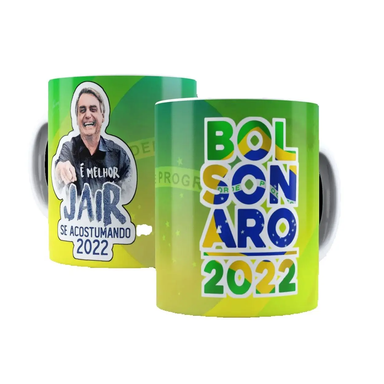 Bolsonaro Porcelain White Mug Custom Election Collection