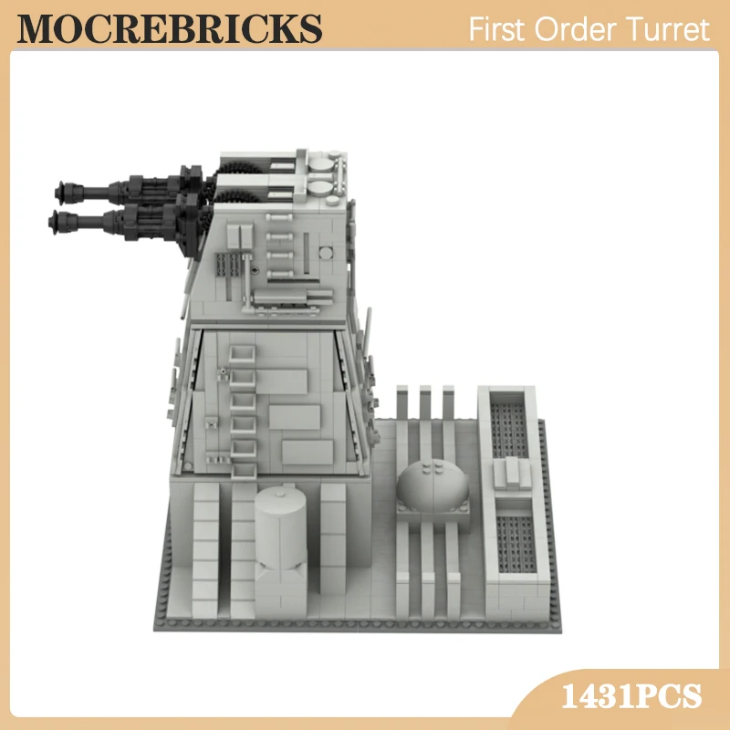 Space War Series Imperial Defense Weapon First Order Turret MOC Building Blocks Wars Base Build Children's Bricks Toys Gift