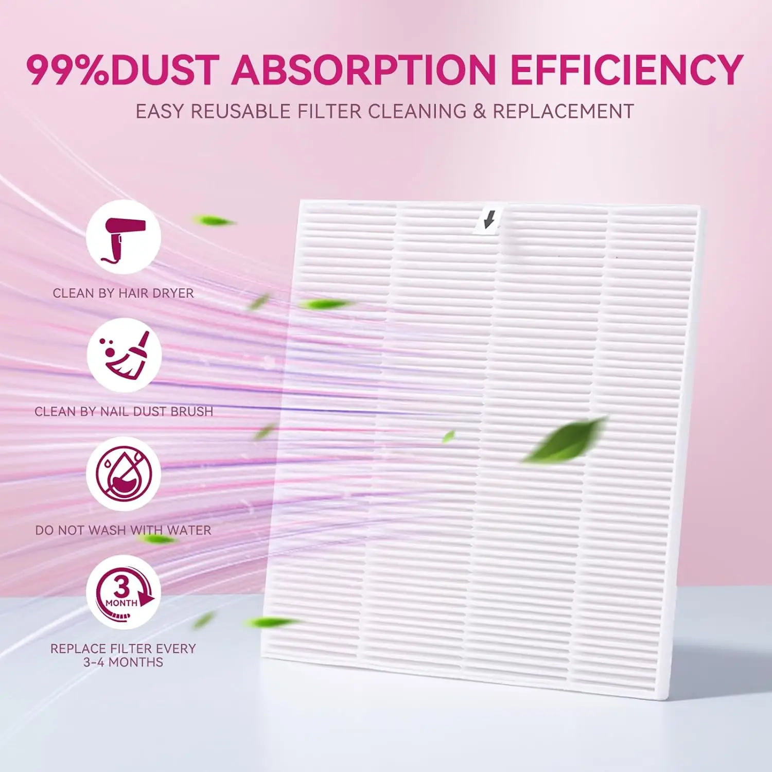 Makartt Rechargeable Nail Dust Collector - Machine Ultra Thin Nail Vacuum Dust Collector for Acrylic Nails Drills Portable SYMPH - Image 5