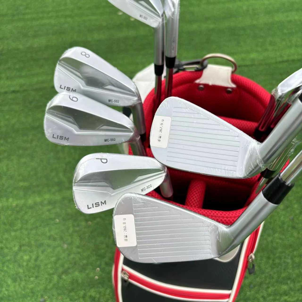 نوادي الجولف للرجال فضي MC-502 مكاوي الجولف الجيل الرابع 7 قطعة 4-9P R/S/SR فليكس الصلب/رمح الجرافيت