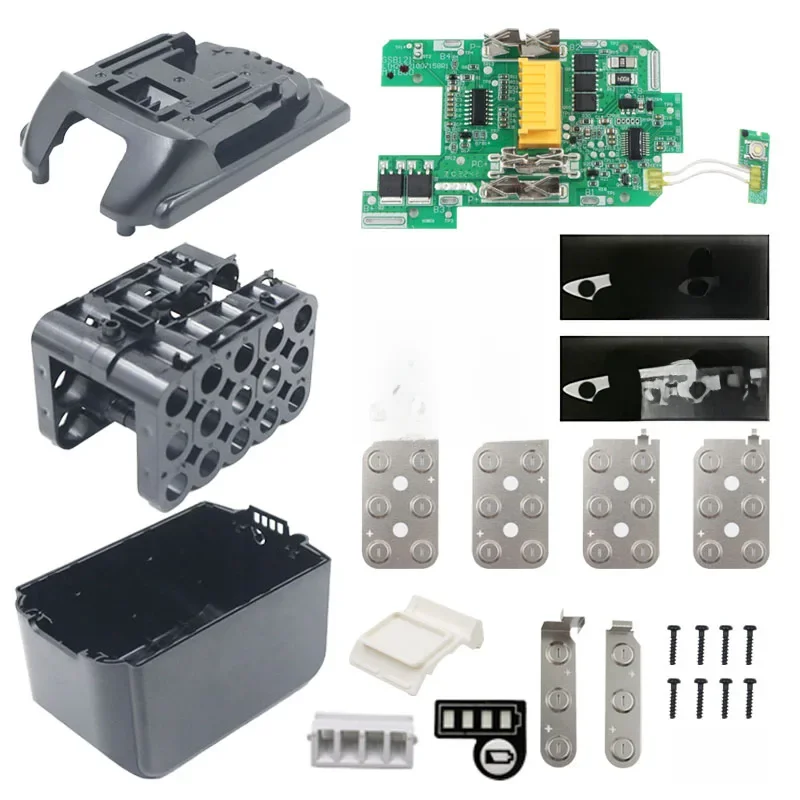 BL1890B obudowa baterii litowo-jonowej PCB płytka zabezpieczająca przed ładowaniem Shell Box BL1860-15 dla Makita 18V 9.0Ah naklejka etykieta dom — zdjęcie 2