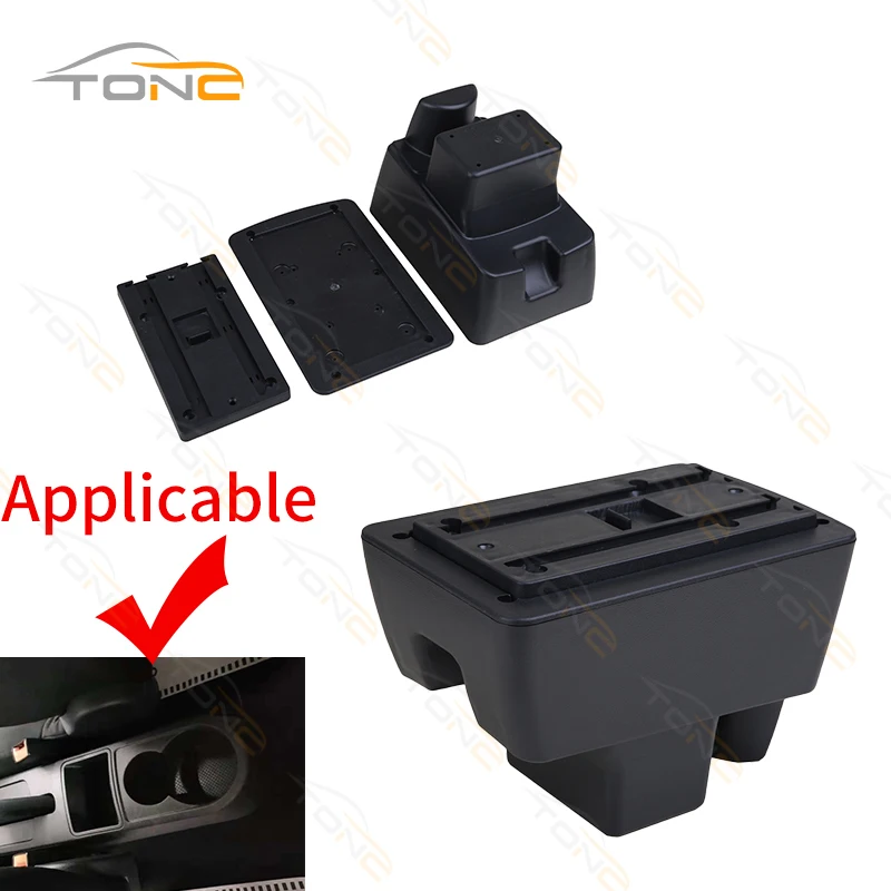 For Skoda Rapid armrest box center console For Skoda Rapid car central armrest storage box car interior modification parts