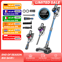 S9 cordless vacuum cleaner, 55KPa 550W, 1,5 L dust cup, light battery display, for animal hair, Carpet