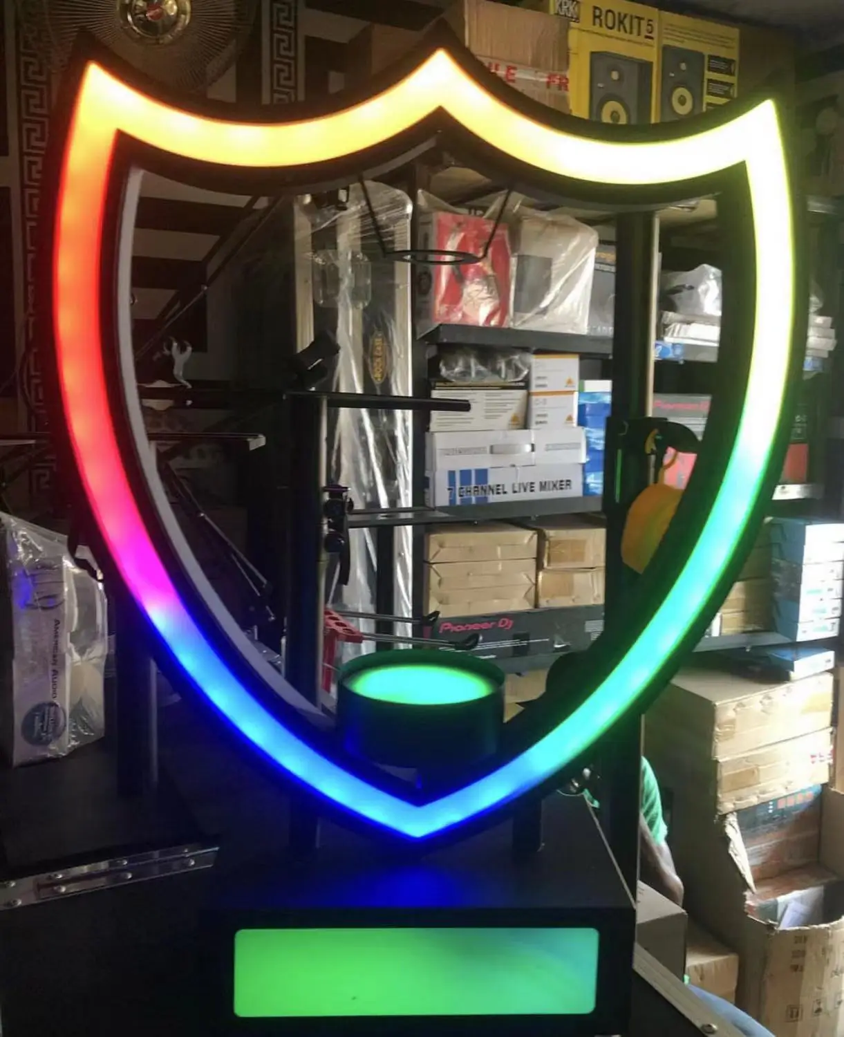 METALL DOM P LED CHAMPAGNER FLASCHE GLORIFIER FLASCHE GLORIFIER FLASCHE PRESENTER