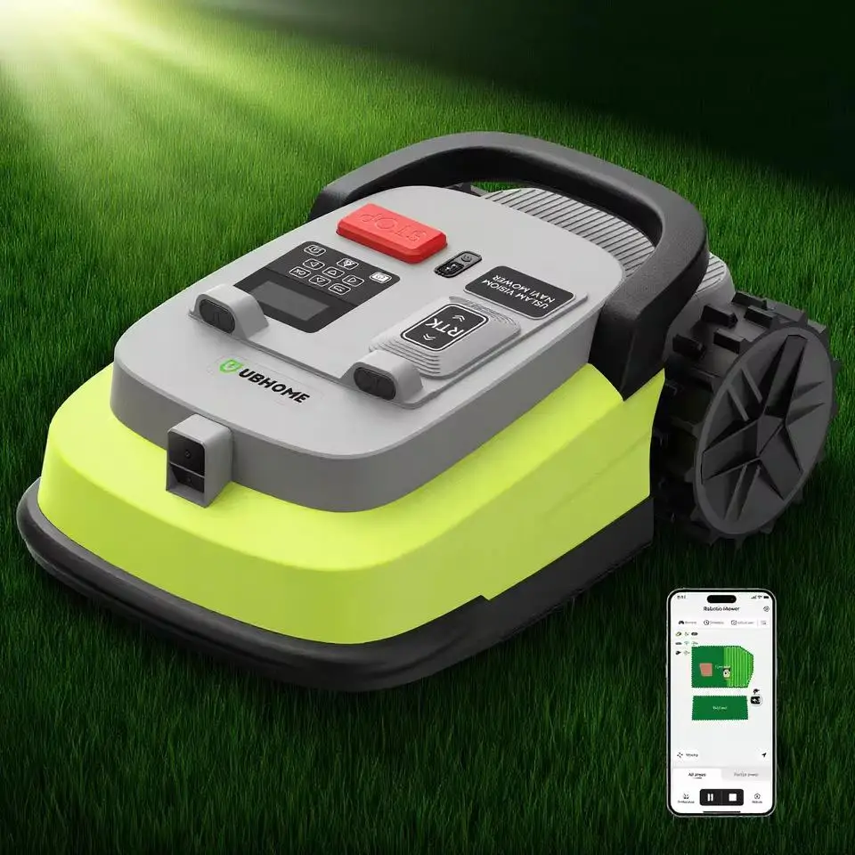 

Роботизированная газонокосилка UBHOME для скалолазания 55% с управлением через приложение RTK+AI Vision, точная навигация и предотвращение препятствий, роботизированная косилка