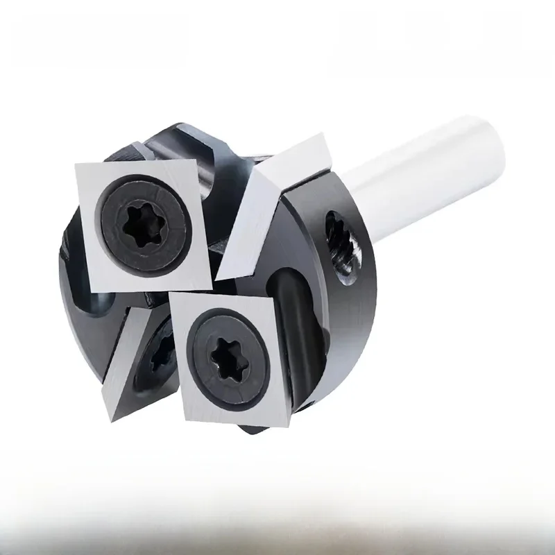 XCAN CNC Spoilboard surface routeur Bit 6mm diamètre de tige 25.4mm carbure Instert raboteuse peu fraise bois routeur peu