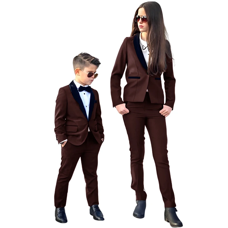 Boys Girls Suits Children's Formal Suits Party Blazers Pants Suits Teen Suits Graduation Tuxedos