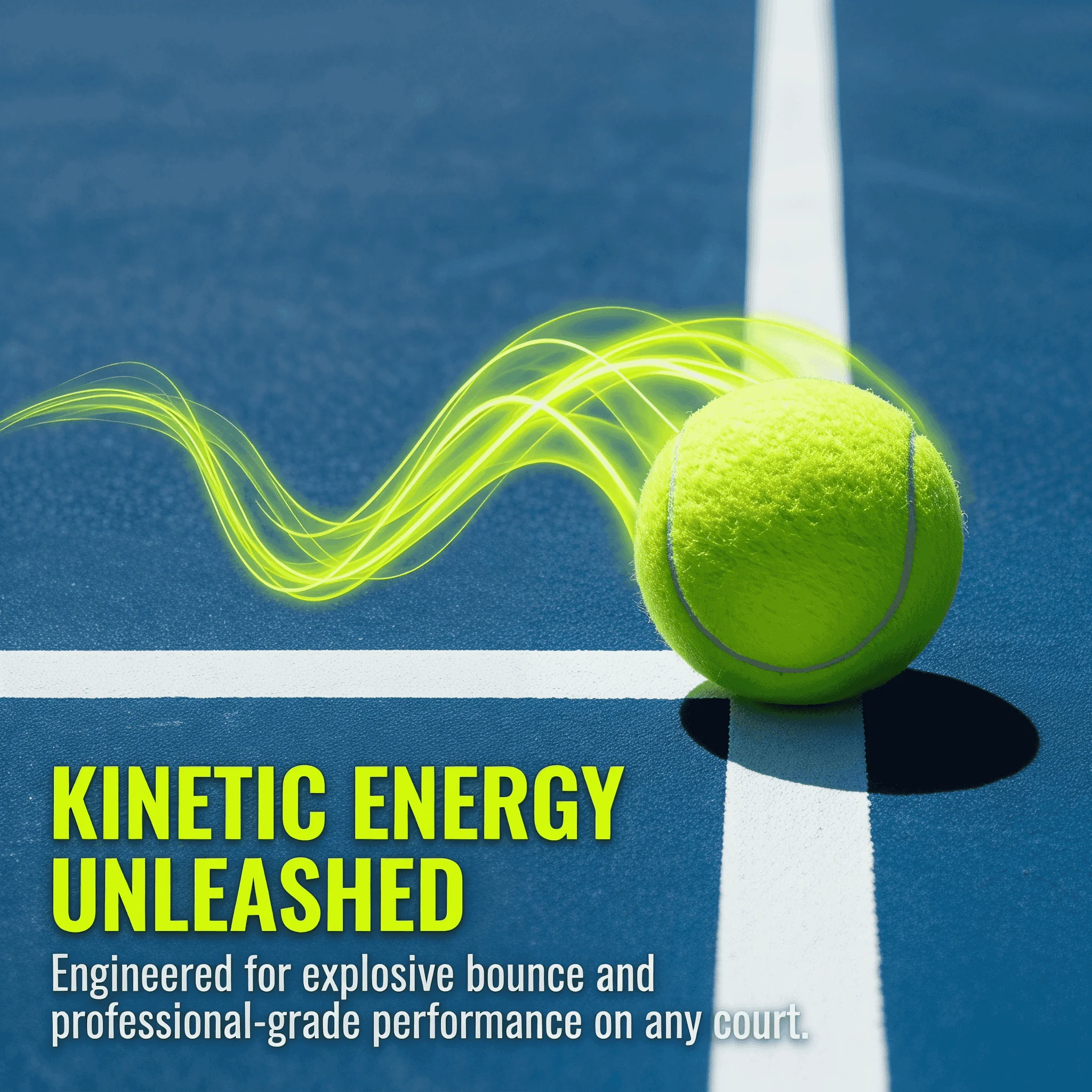 

Professional High Elasticity Tennis Ball High Bounce Training Tennis Balls for All Surfaces Durable Sports Practice Equipment