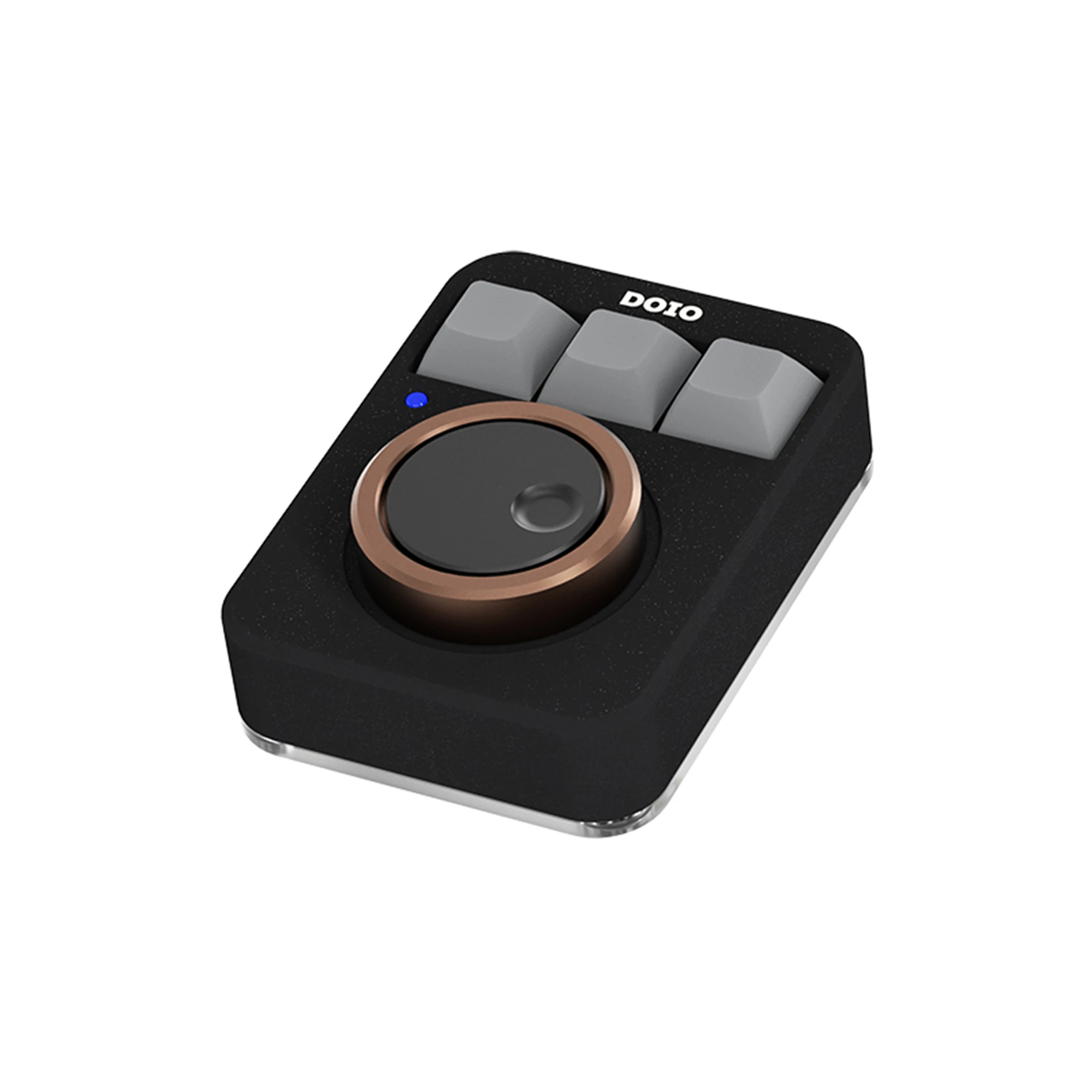 Programmable Knob Mini Wired Mechanical Keyboard Numeric Keypad QMK Support VIA Gasket Hot Swap Scoket Switch RGB Backlit