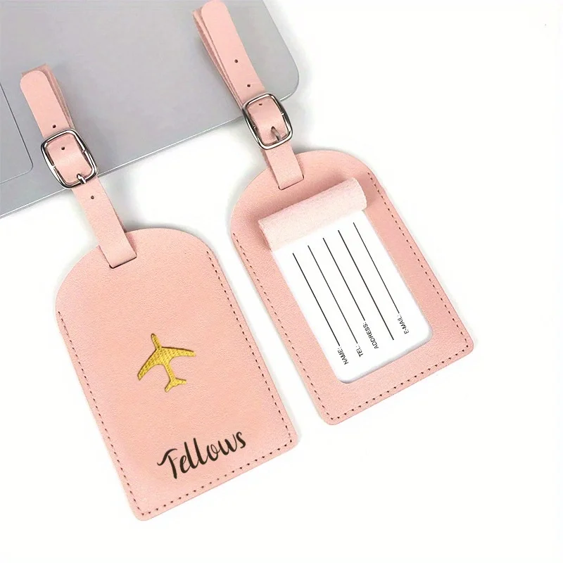 Personalized Custom Name/Letter Luggage Tag, Fashionable Solid Color Baggage Tag, Suitable for Airline Identification And Travel