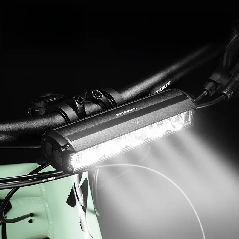 AliExpress OFFBONDAGE Bicycle Light Front 2600Lumen Bike Light 8000mAh Waterproof Flashlight USB Charging MTB Road Cycling Lamp Accessories