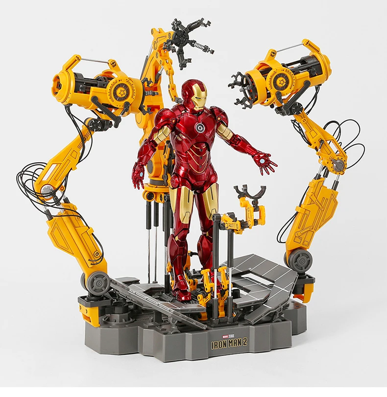 Zd brinquedos 1/10 marvel homem de ferro mark4 com terno para cima pórtico figura de ação tony stark modelo figura brinquedo colecionável presente para criança