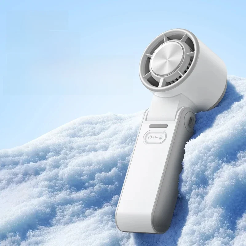 Draagbare hoge snelheid koeling handventilator 3600 mAh oplaadbaar 100 windsnelheden verstelbare mini opvouwbare luchtkoeling turboventilator - afbeelding 2