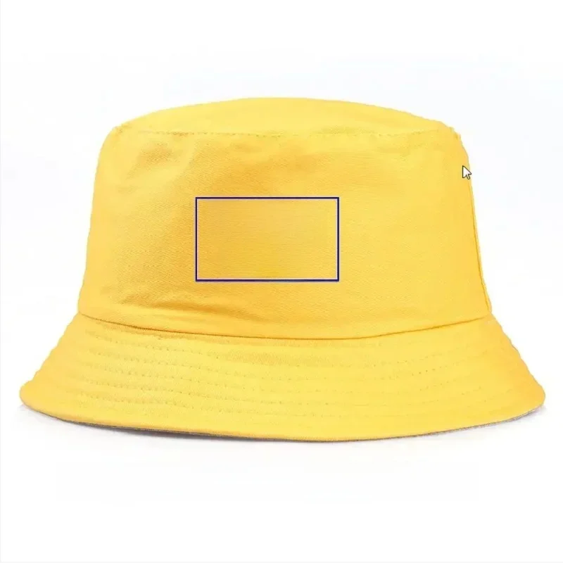 Groothandel Aangepaste Logo Gedrukt Emmer Hoed Voor Vrouwen Katoen Mannen Outdoor Zonwering Hip Hop Caps Visser Hoed Gorros Bob - afbeelding 2