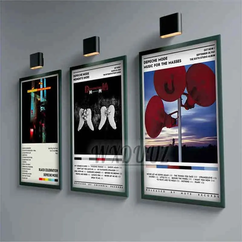 Pop-Rap-Musik-Albumcover als Wandkunst: Einzigartige Dekoration für Hip-Hop- und Rock-Liebhaber