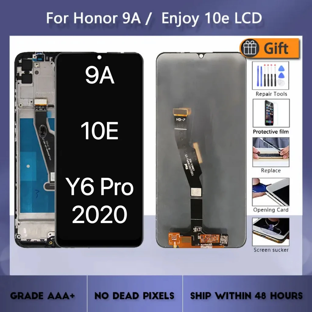 

6.3" LCD Display For HUAWEI Enjoy 9A LCD Display Touch Screen Digitizer Assembly For HUAWEI Y6Pro/10E LCD Screen Replacement